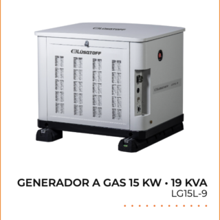 Generador a Gas 15kw -19kva con tablero de transferencia