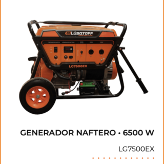 Generador 15Hp monofásico 6500Watts