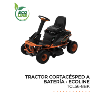 Tractor corta cesped a bateria