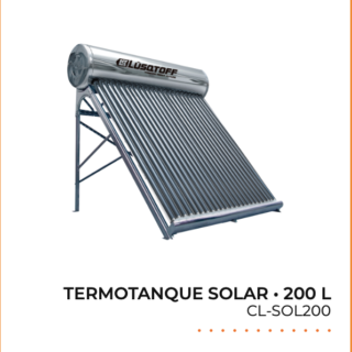 Calefón solar 200 litros